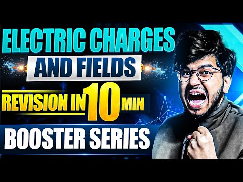 ELECTRIC CHARGES AND FIELDS ONE SHOT🔥 REVISION IN 10 MIN | CLASS 12th PHYSICS BOARD 2025 | MUNIL SIR