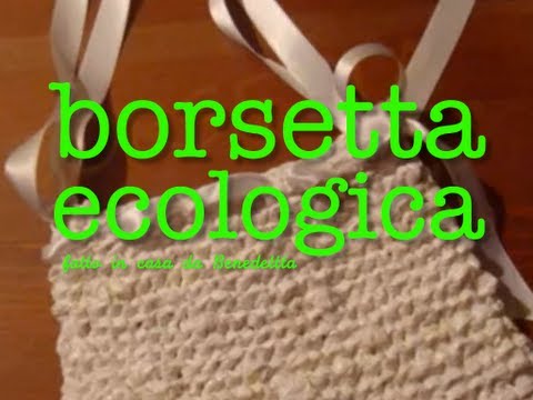 BORSETTA CON SACCHETTI DI PLASTICA FAI DA TE
