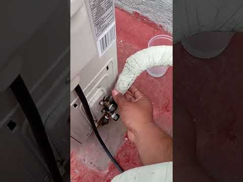 How to tell if your split air conditioner is lacking refrigerant gas. How to add gas to a mini-sp...