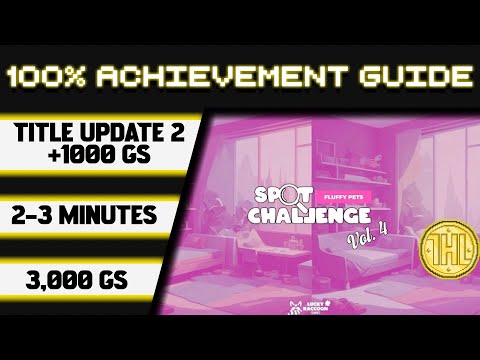 Spot Challenge Vol. 4 Title Update 2 100% Achievement Walkthrough * 1000GS in 2-3 Minutes *