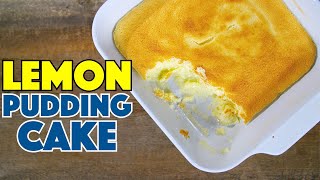 lemon cake made with cake mix and pudding