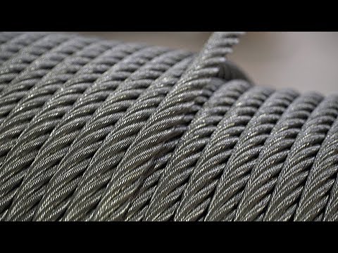 High carbon steel galvanized wire rope, 1000 m, 8 mm