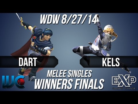 WDW 8/27/14 - Dart (Marth) vs. Kels (Sheik) Melee Singles Winner's Finals