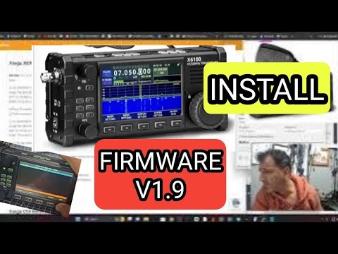 XIEGU X6100 NEW FIRMWARE v1.19 22nd September 2024