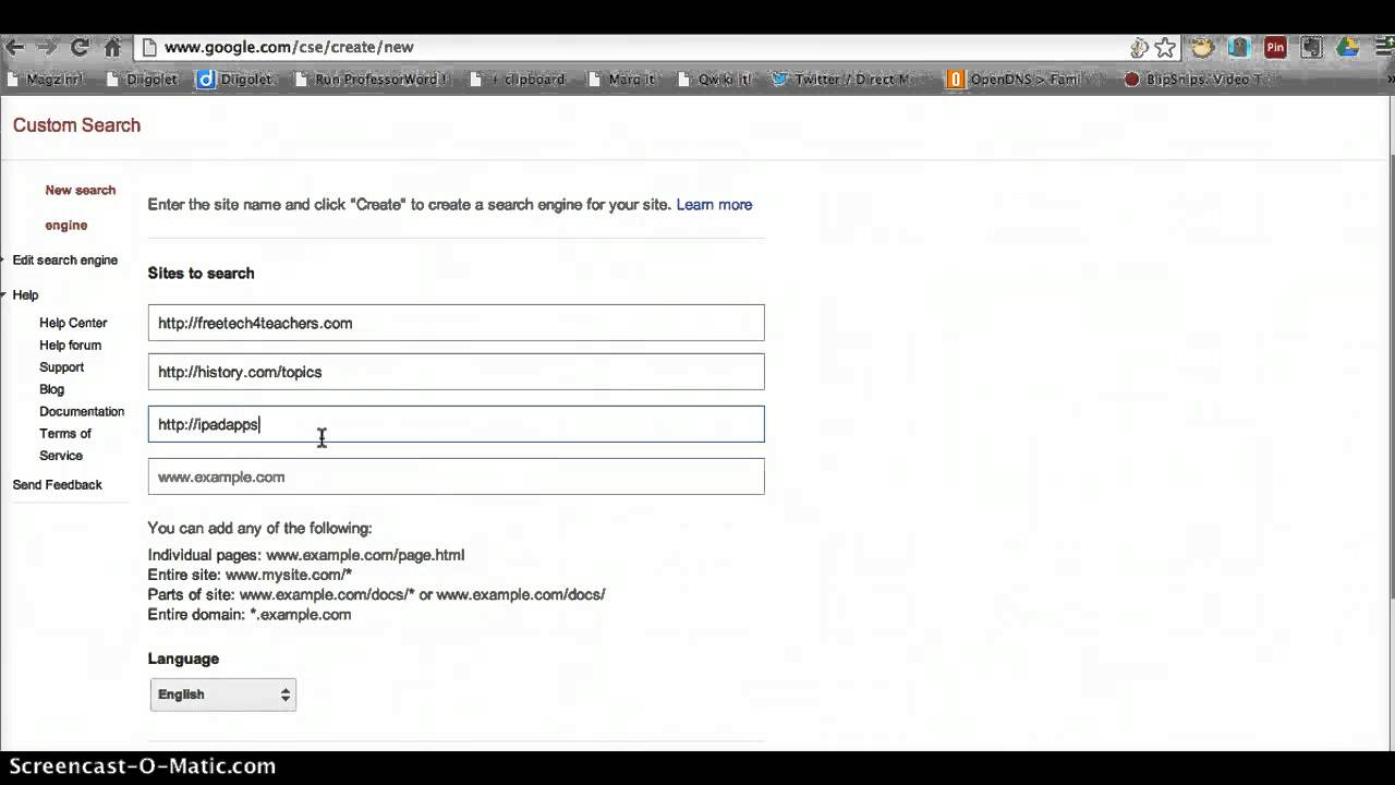 How To Create a Custom Search Engine