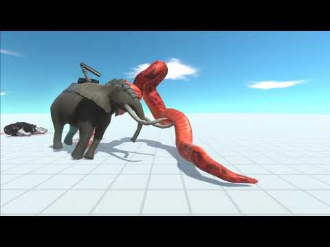 Titanoboa Vs All Units (Weaponised Beast) - Animal Revolt Battle Simulator