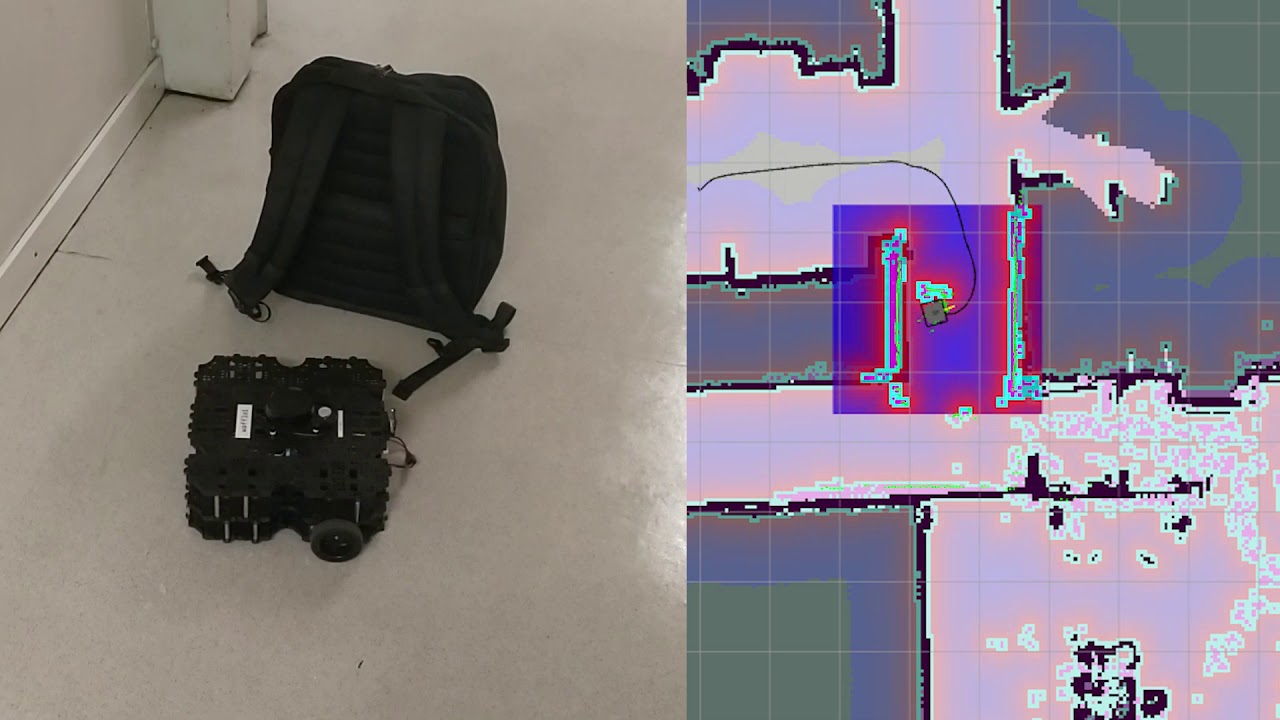 ROS Path finding with Obstacle Avoidance