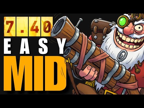 Sniper MID in 7.40 is DISGUSTING 😈 | Turbo Dota 2 Gameplay