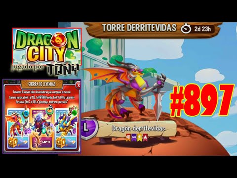 Dragon City "Capítulo 897 - Guerra de Leyendas: Isla Torre Derritevidas" por Tony