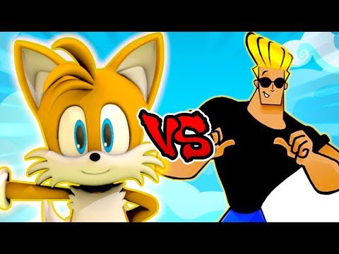 Tails Vs Johnny Bravo - Epic Battle - Left 4 dead 2 Gameplay (Left 4 Dead 2 Johnny Bravo Mod)