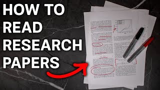 How to Effectively Read Research Papers