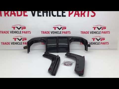 Fits BMW M3 M4 F80 F82 F83 Real Carbon Fibre Bumper Diffuser Splitter Valance video