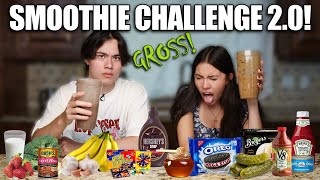 SMOOTHIE CHALLENGE: TEEN EDITION!!! Recreating Our Most Popular Challenges - 8 Years Later!