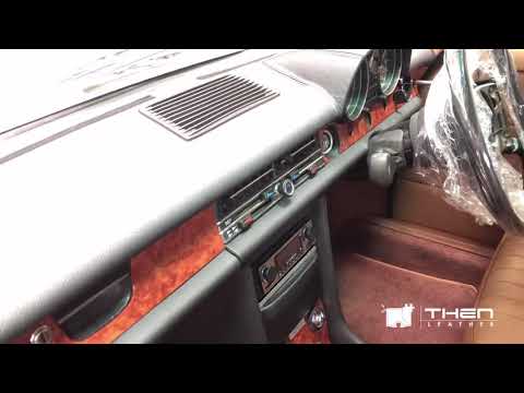 Then Leather - Mercedes Benz W 115 reupholstered, full interior rewrapp