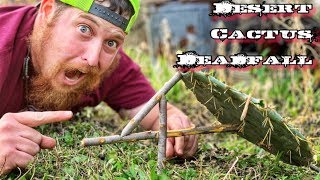 How to Make a Primitive Figure 4 Trap Day 27 of 30 Day Survival Challenge