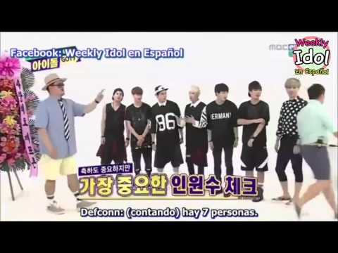 [Sub Español] 140723 Weekly Idol Ep 156 3er Aniversario Parte 1