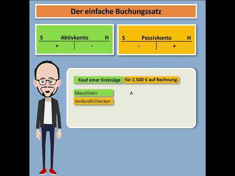 Einfacher Buchungssatz