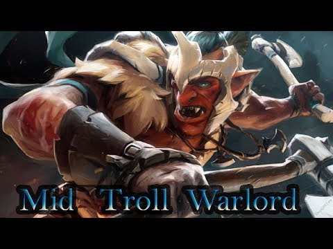 Dota 2 - Troll Warlord Rampage! Unstoppable Hero 7.20