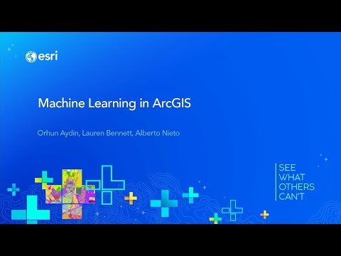Machine Learning in ArcGIS video