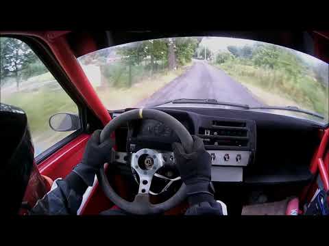 Rajdowy Puchar Śląska 2019 runda 3 OS2 ONBOARD Biernat Biernat Fiat Cinquecento