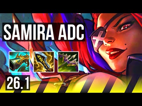 SAMIRA & Thresh vs JINX & Lulu (ADC) | Good KDA: 24/2/3 | EUNE Master | 26.1