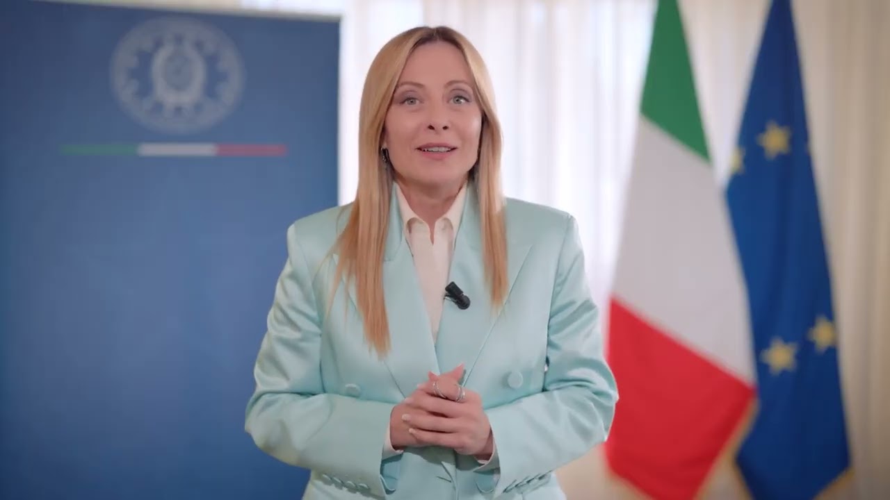 IL VIDEOMESSAGGIO DI GIORGIA MELONI PER IL LANCIO DE LA STAMPA USA A NEW YORK