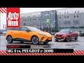 MG4 vs. Peugeot e-2008 - AutoWeek dubbeltest
