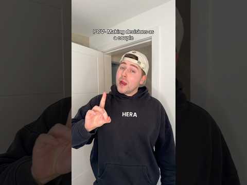 Trying to make decisions as a couple 😂 #shorts