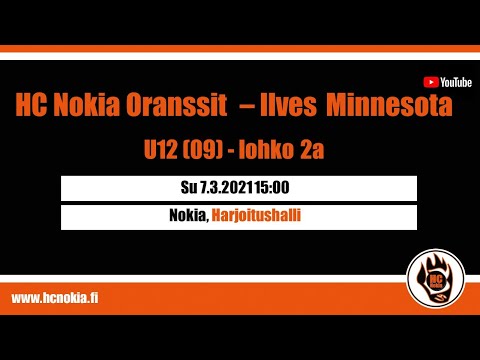 HC Nokia Oranssit - Ilves Minnesota