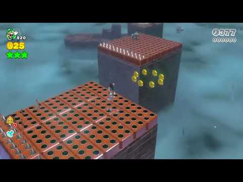 Super Mario 3D World (Switch) 8-1 Itemless Speedrun - Time: 26 (Former WR)