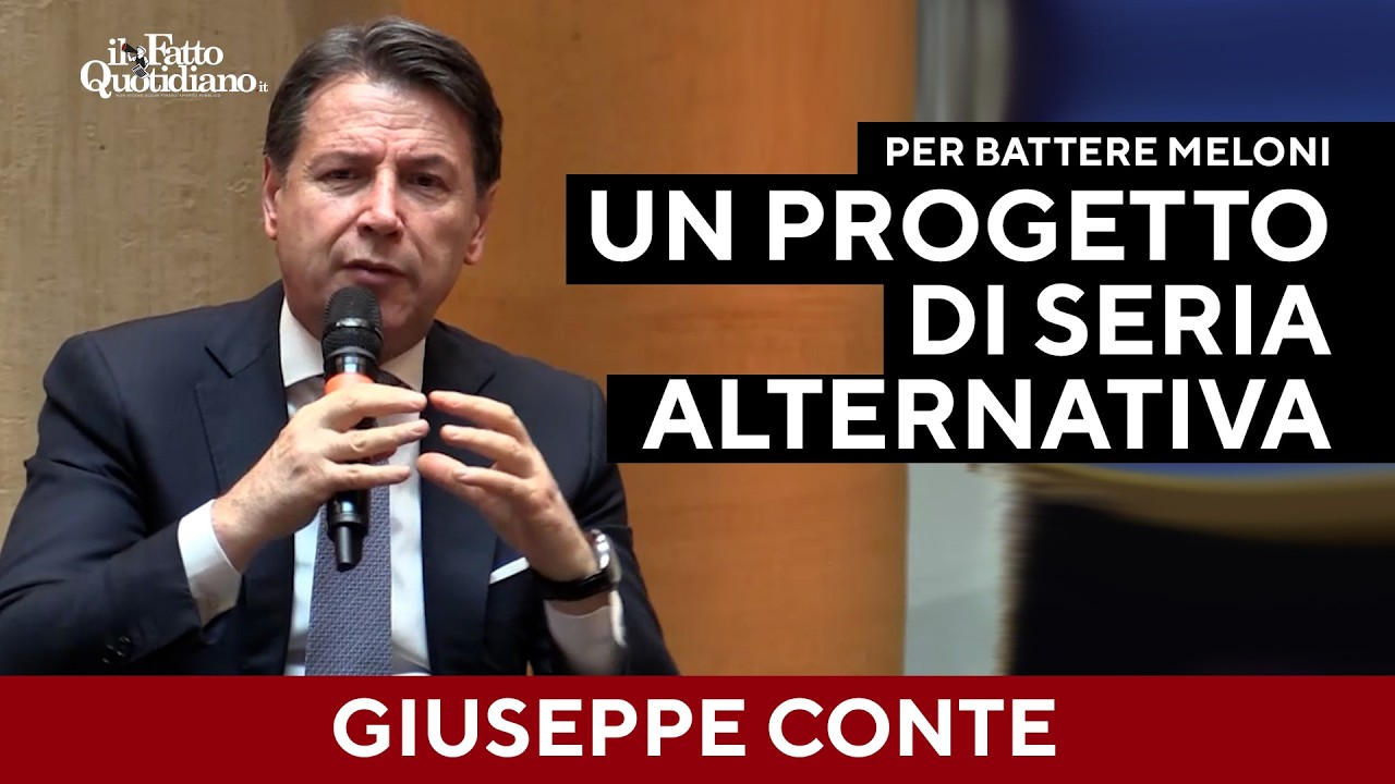 Conte e il campo progressista: "Per battere Meloni un progetto di alternativa seria"