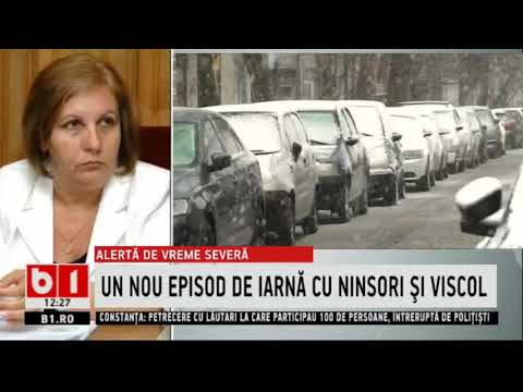 ALERTA DE VREME SEVERA - LUNI DIMINEATA, LAPOVITA SI NINSOARE IN CAPITALA_Stiri b1_20 martie 2021