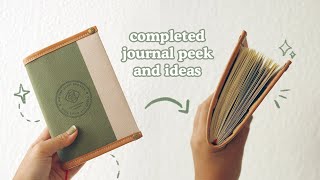 Completed A6 Journal: Gratitude List & Media Log | Abbey Sy