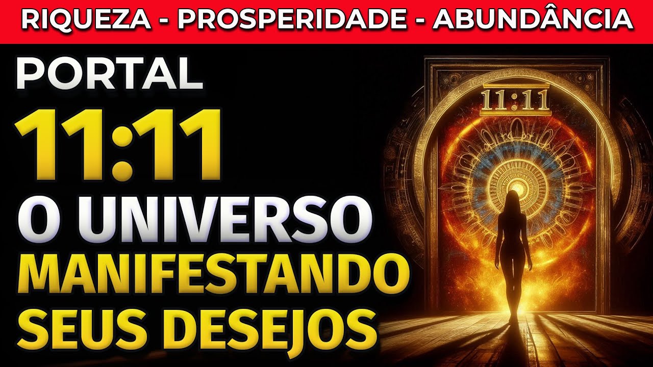 PORTAL 11:11 | ATIVAÇÃO DAS FORÇAS INFINITAS DE MANIFESTAÇÃO DO UNIVERSO | PARA OUVIR DORMINDO