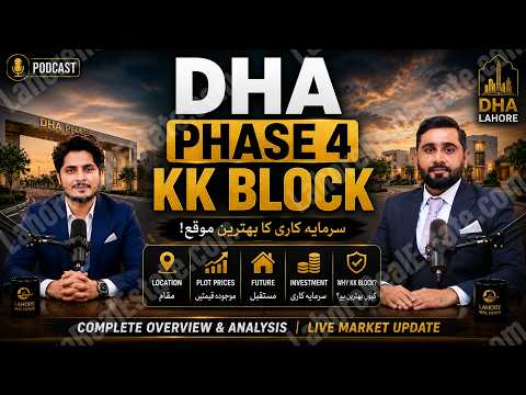DHA Lahore Phase 4 KK Block 9 Marla & 1 Kanal Plot Prices | Latest Market Investment Analysis