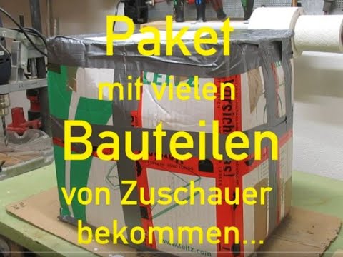 Paket von Zuschauer bekommen...