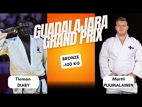 Tieman DIABY VS Martti PUUMALAINEN Guadalajara Grand Prix 2025 Bronze medal contest +100 kg
