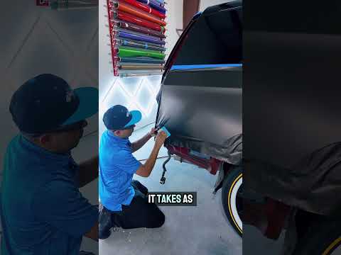 I messed up on this car wrap #carwrapping #carwrap #carmodification