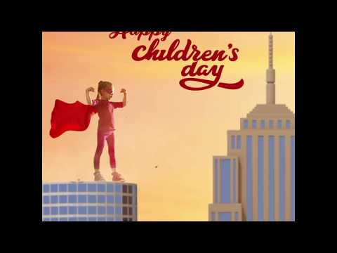Free Happy Children Day Wishes Video | Free After Effects Template #indiater