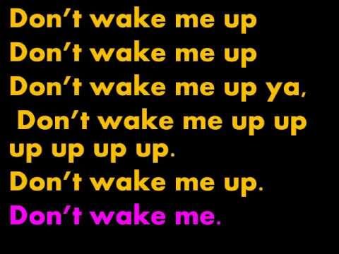Dont Wake Me Up Lyrics