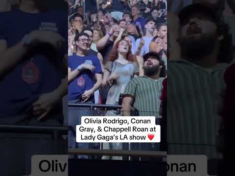 Olivia Rodrigo, Chappell Roan, Conan Gray & Madison Hu At Lady Gaga Concert!