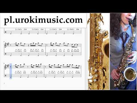 Nauka Gry Na Saksofonie (Altowy) Imagine Dragons - Thunder Nuty Poradnik um-i463