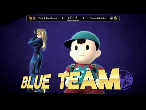 FD12 Doubles Losers Quarters - Felix & RaveRemix (Red) vs Horse & Luhtie (Blue)