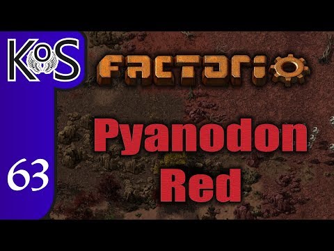 Factorio Pyanodon Red Ep 63: BORON SERENDIPITY - 0.16 - Gameplay, Let's Play