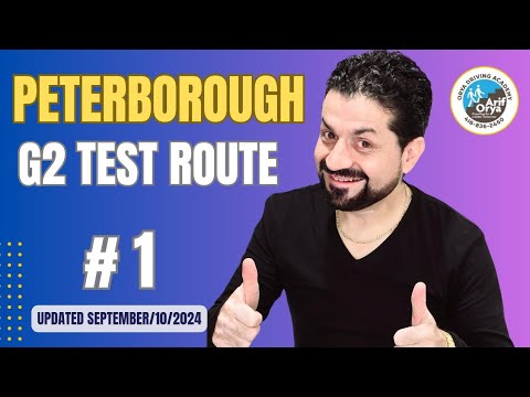 Peterborough G2 Test Route #1 || New Location