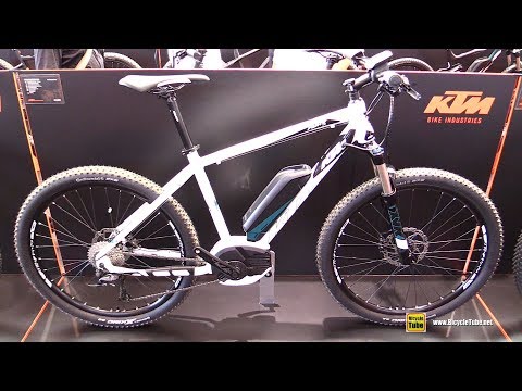 2017 KTM Macina Force 293 White Electric Mountain Bike - Walkaround - 2016 Eurobike