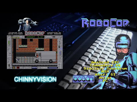 ChinnyVision - Ep 372 - Robocop - CPC, Spectrum, C64, MSX, Atari ST, Amiga and PC