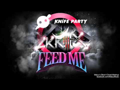 Skrillex vs Knife party vs Feed me