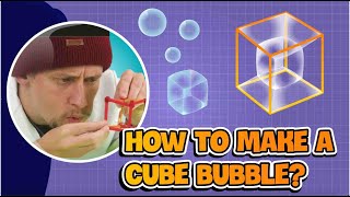 DIY with Kids | Teach Kids to Make Cube-Shaped Bubbles | Amazing, Easy, Fun Activity at Home