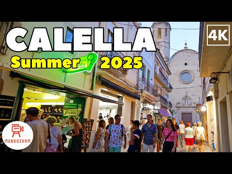 Calella, Catalonia, Spain 2025 - Walking Tour | With Captions